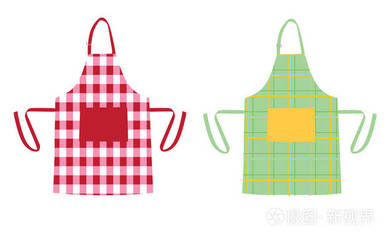带厨房花纹的围裙 功能与美学的完美结合