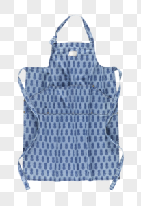 蓝色围裙的独特魅力